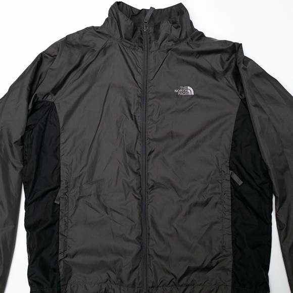 NorthFace Wind Breaker Grey Size Large - Picture 2 of 8